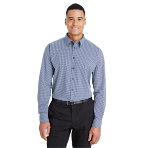 Devon & Jones CrownLux Performance® Men's Tonal Mini Check Woven Shirt